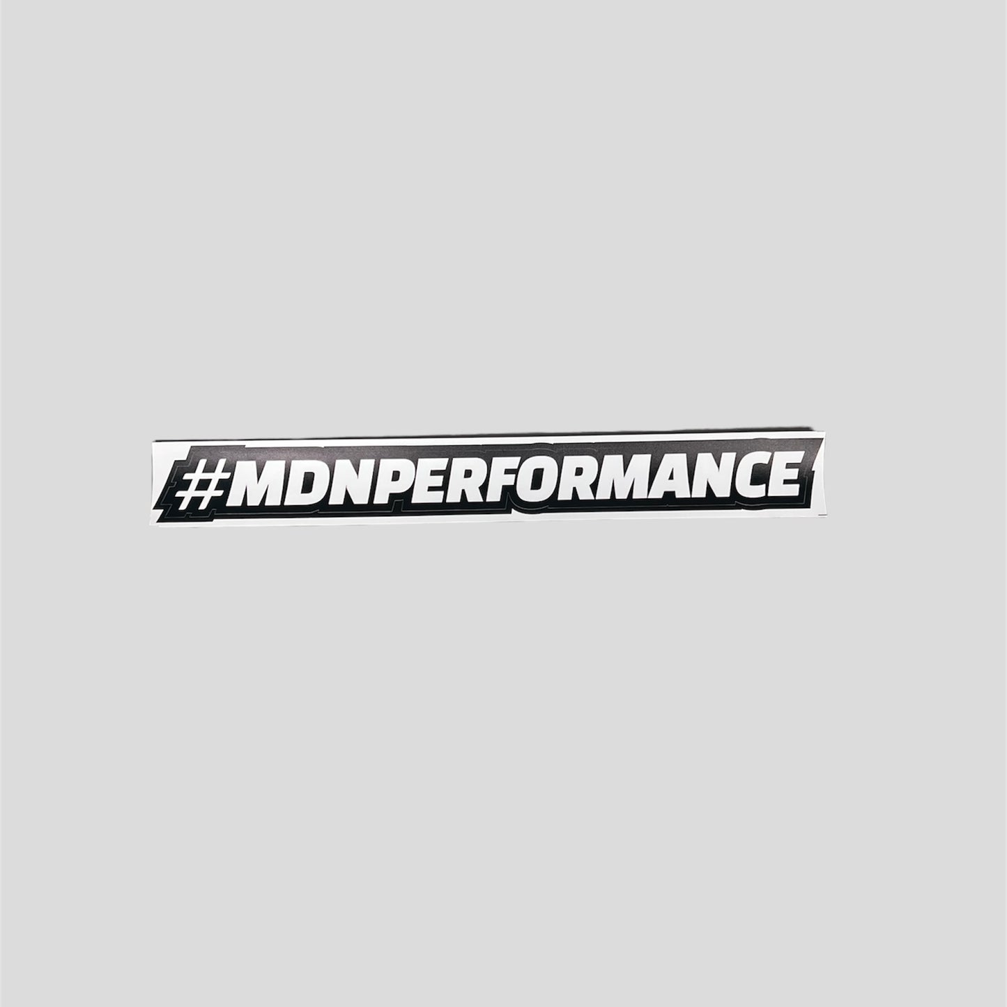 Stickers Blanc #MDNPERFORMANCE - Petit Format