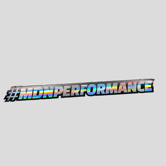 Stickers  Holographique #MDNPERFORMANCE - Grand Format